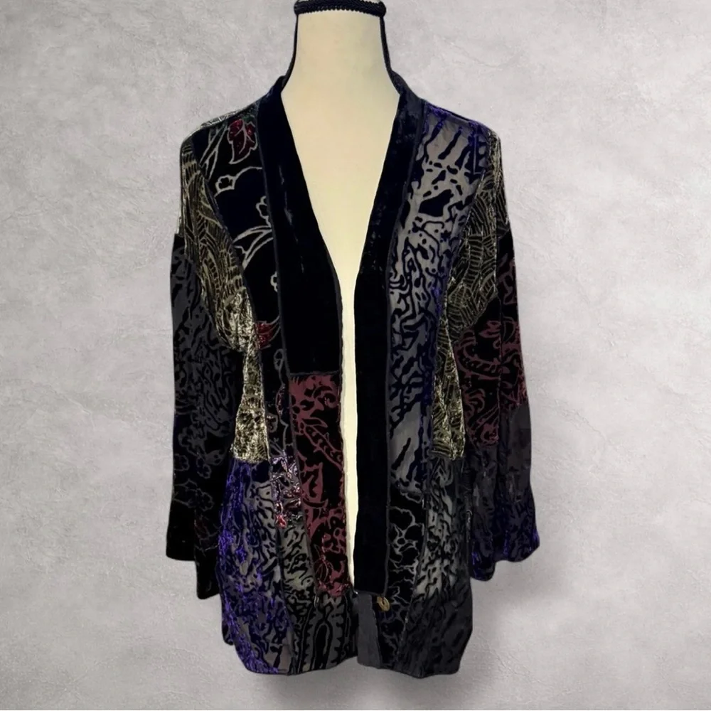 dressbarn multicolored silk